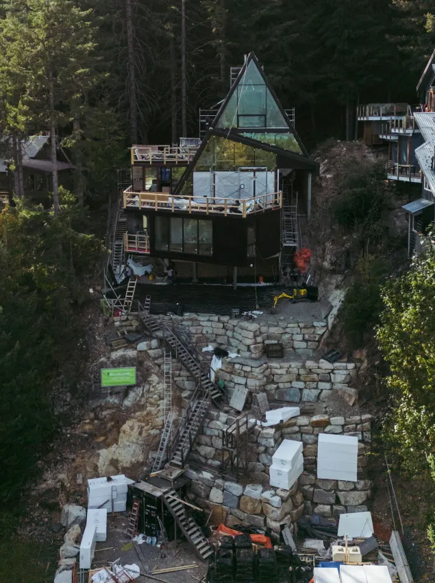 Landscaping project by Pika Landscapes in Whistler BC