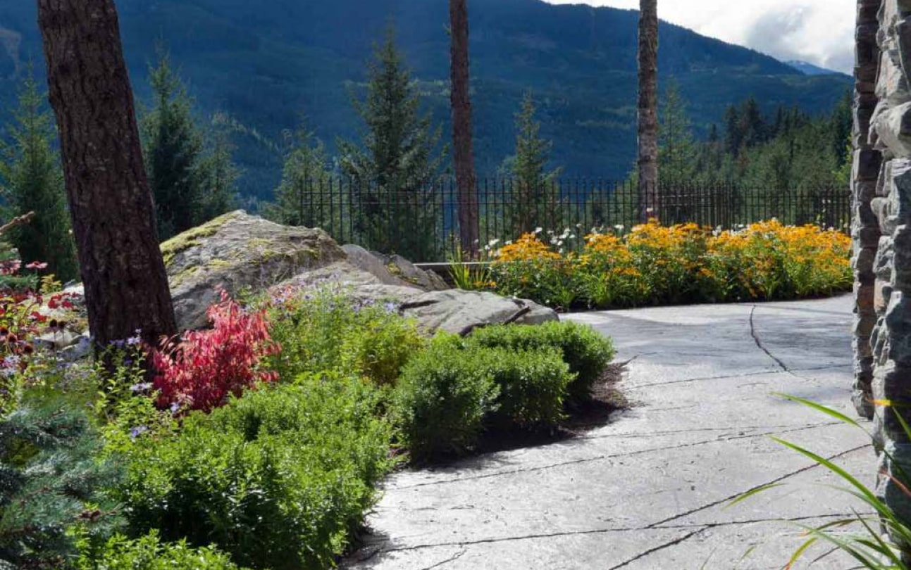 Landscaping project by Pika Landscapes in Whistler BC