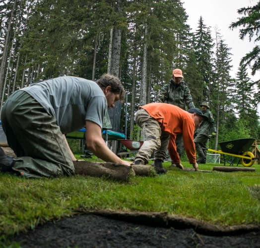 Landscaping project by Pika Landscapes in Whistler BC