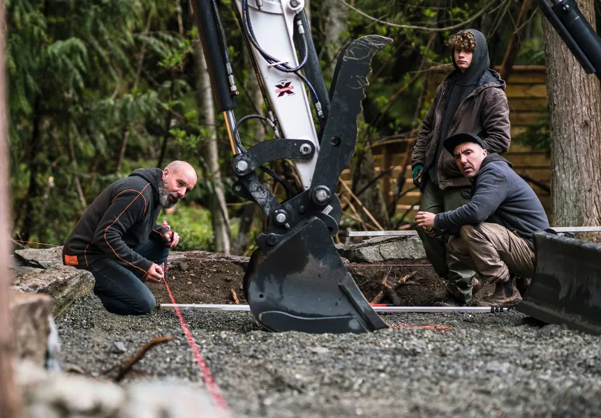 Landscaping project by Pika Landscapes in Whistler BC